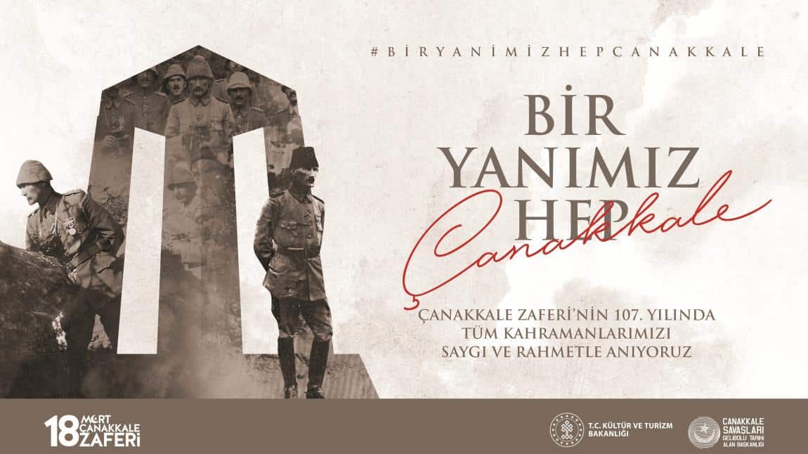 18 Mart Şehitleri Anma Günü ve Çanakkale Deniz Zaferinin 107. Yıl